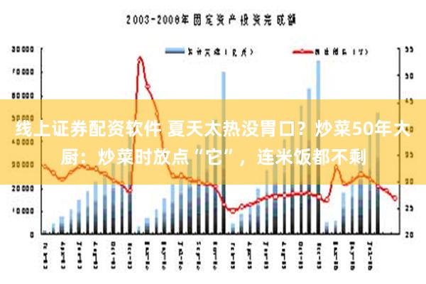 线上证券配资软件 夏天太热没胃口？炒菜50年大厨：炒菜时放点“它”，连米饭都不剩