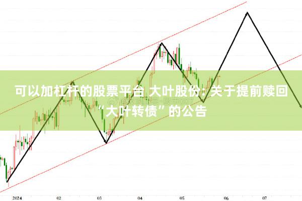 可以加杠杆的股票平台 大叶股份: 关于提前赎回“大叶转债”的公告