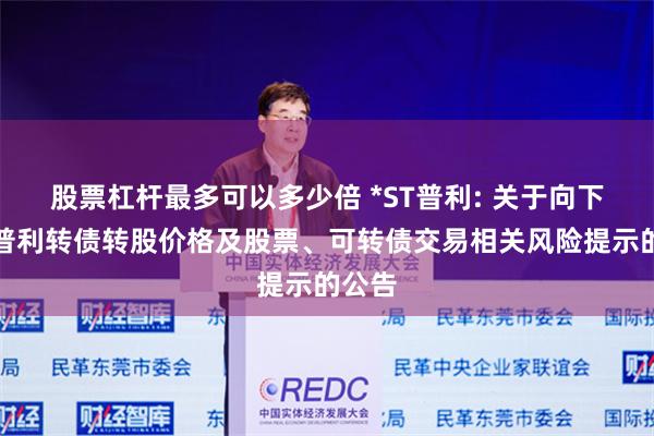 股票杠杆最多可以多少倍 *ST普利: 关于向下修正普利转债转股价格及股票、可转债交易相关风险提示的公告